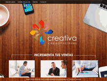 Tablet Screenshot of creativamarketing.com